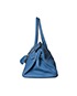 JPG Shoulder Birkin I Taurillon Clemence in Blue Jean, bottom view